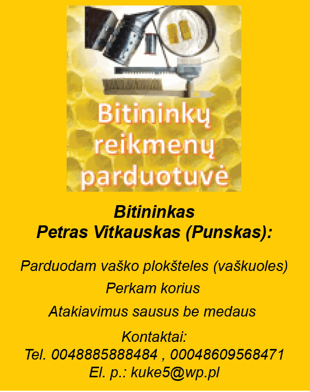 Bitininkų reikmenų parduotuvė